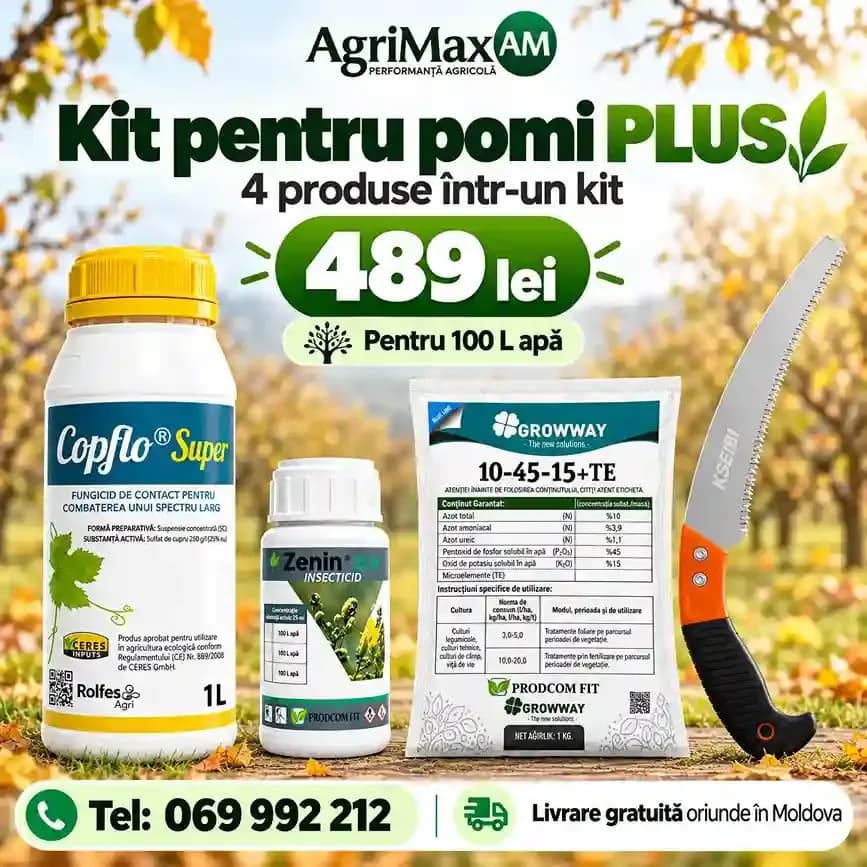 Kit Pomi PLUS 100 L – Set pentru îngrijirea pomilor după căderea frunzelor – AgriMax 1