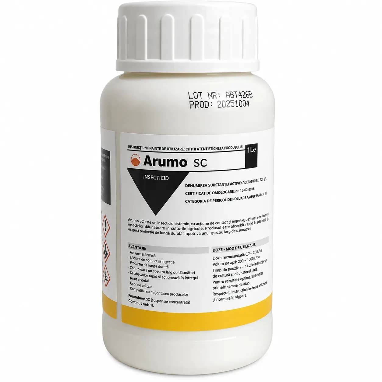 Insecticid Arumo SC, 250 ml p/u un hectar 1