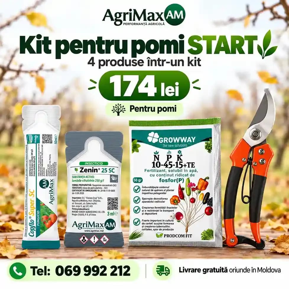 Kit Pomi START pentru îngrijirea pomilor după căderea frunzelor – AgriMax 1