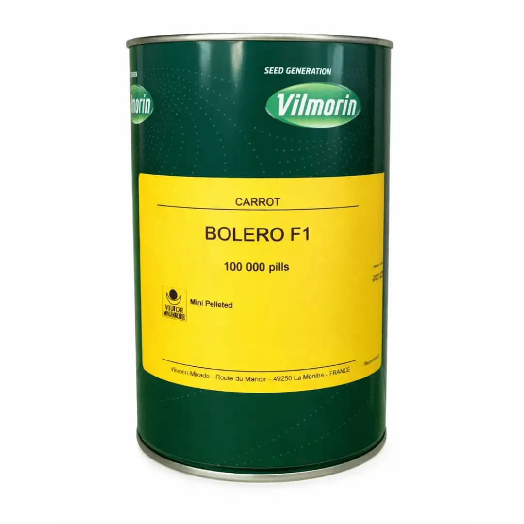 Semințe de morcov Bolero F1, 100000 semințe 1