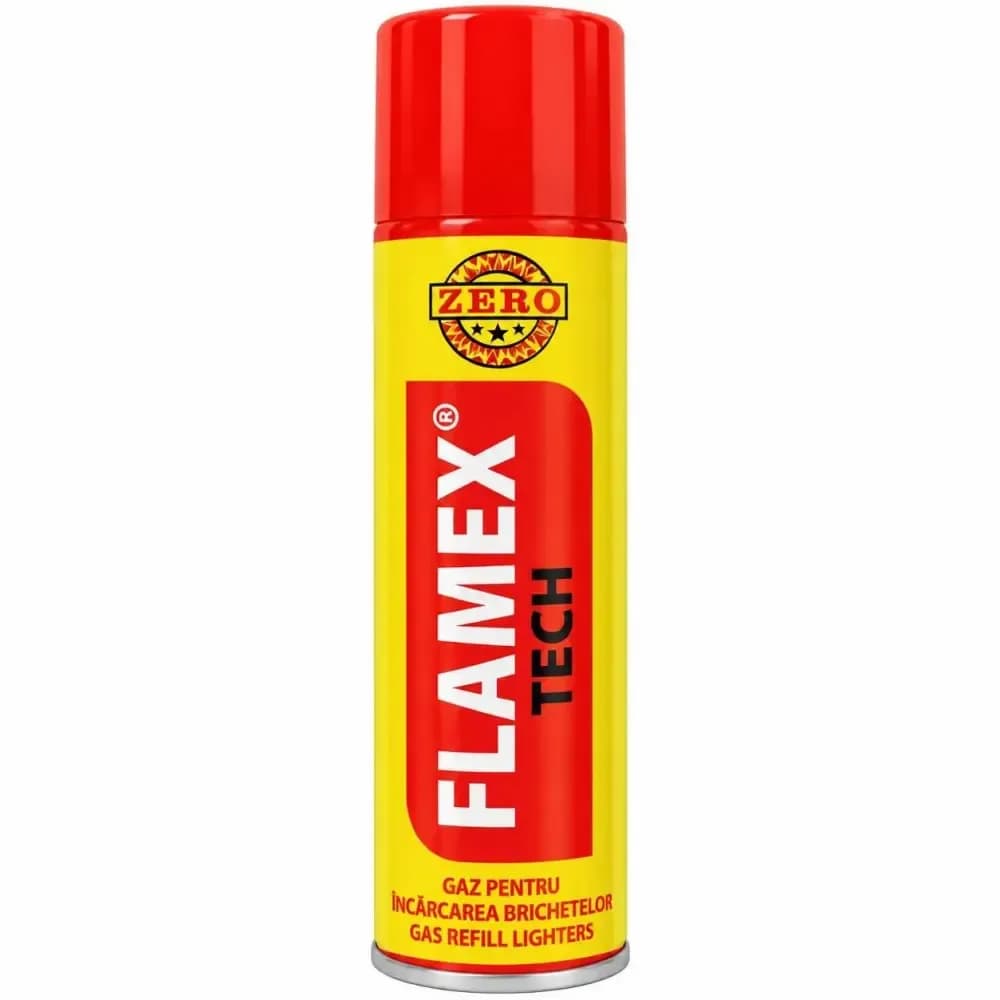 Butelie cu gaz pentru reîncărcarea brichetelor și aprinzătoarelor Flamex – 250 ml 1