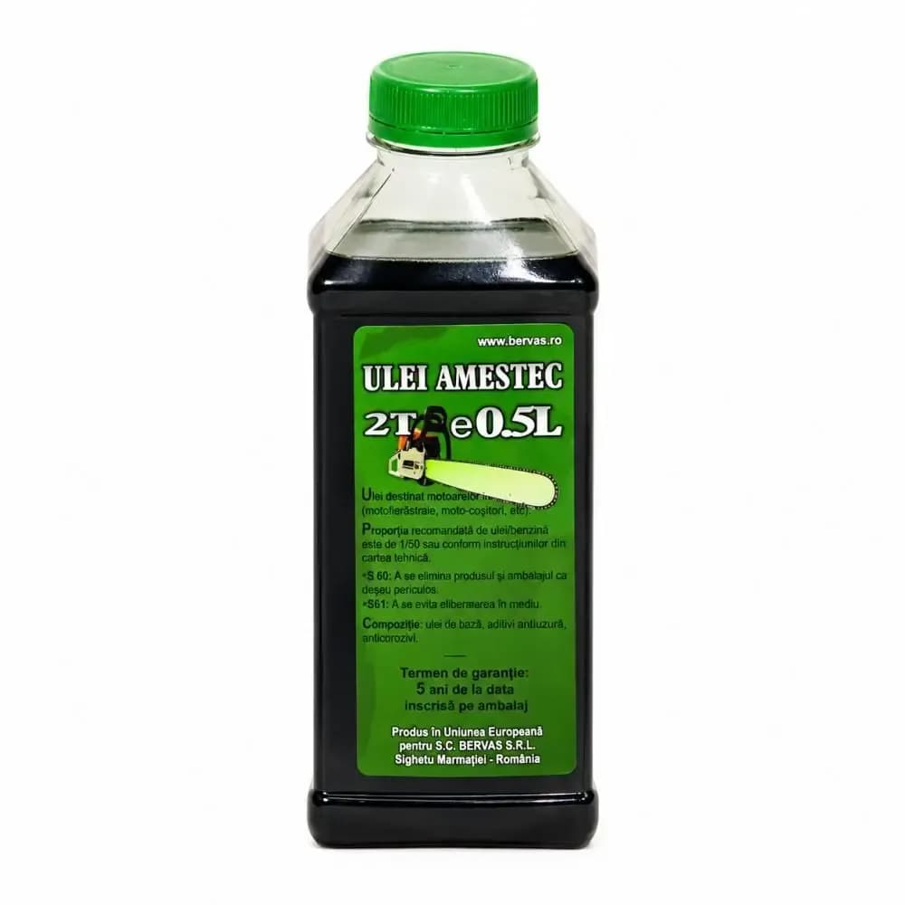 Ulei pentru amestec 2T Verde – motoare în 2 timpi, 500 ml 1