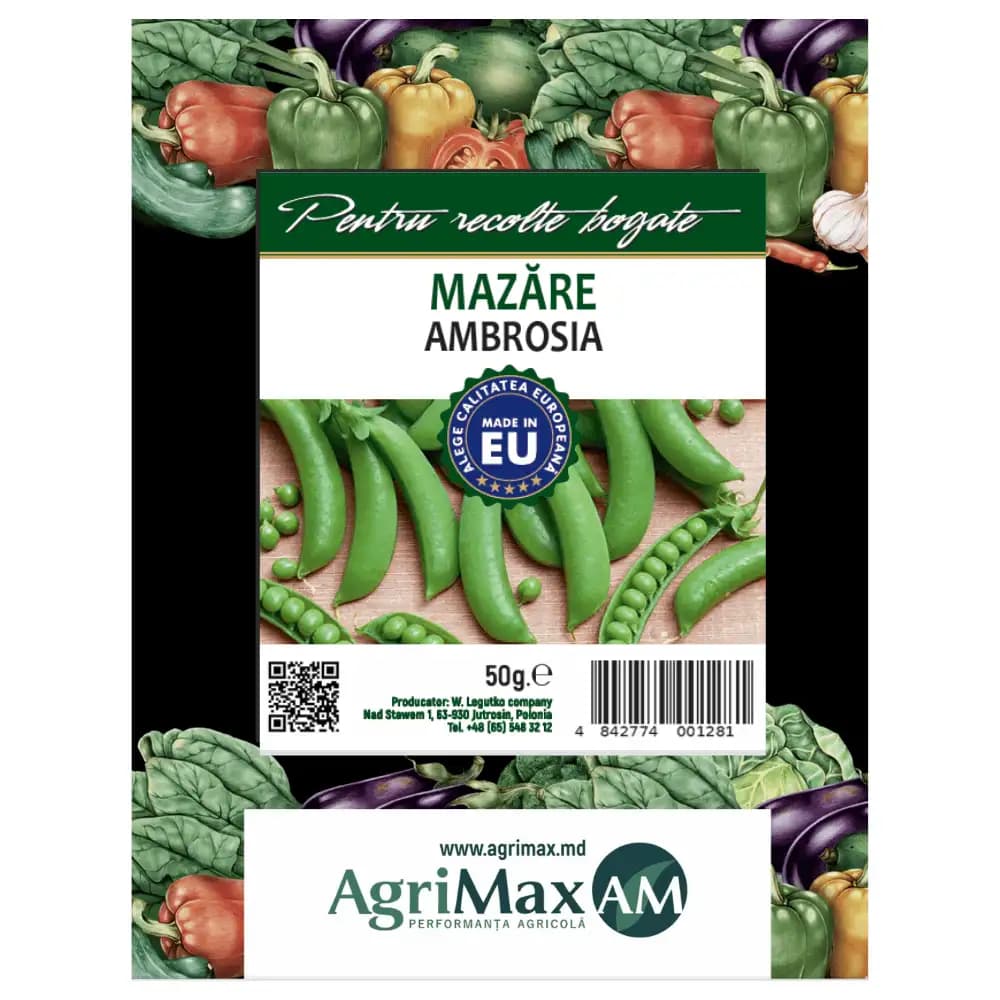 Semințe de Mazăre Ambrosia 1