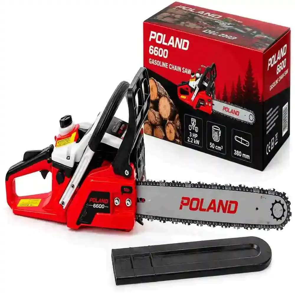 Motofierăstrău pe benzină Poland 6600 – 3 CP, 50 cm³, lamă 38 cm 1