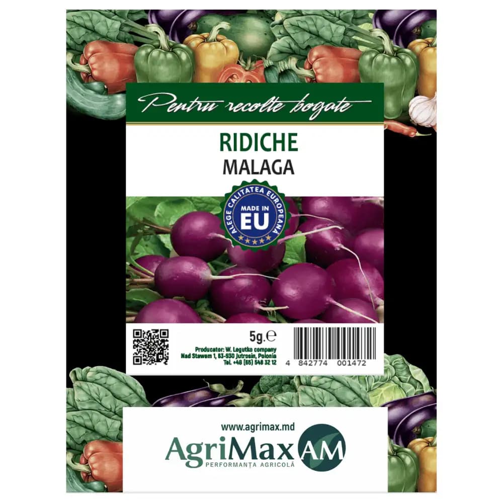 Semințe de Ridichie - Malaga, 5 g 1