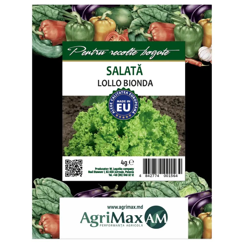 Semințe de Salată-Lollo Bionda, 4 g 1