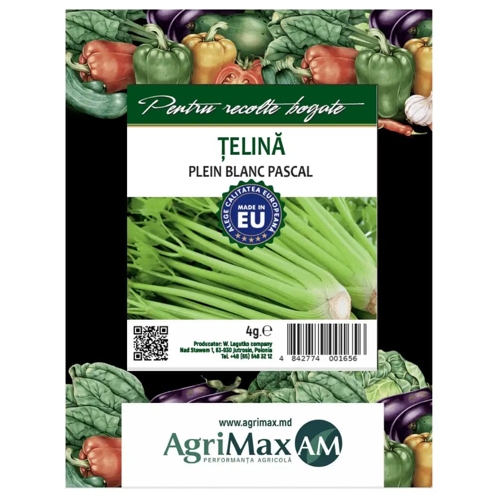 Țelină– Pascal alb complet, Pascal verde, 4 gr 1