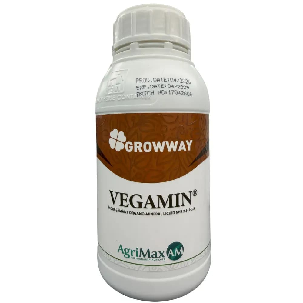 GROWWAY Vegamin ORGANO-MINERAL NPK 2,5–2–3,5 1
