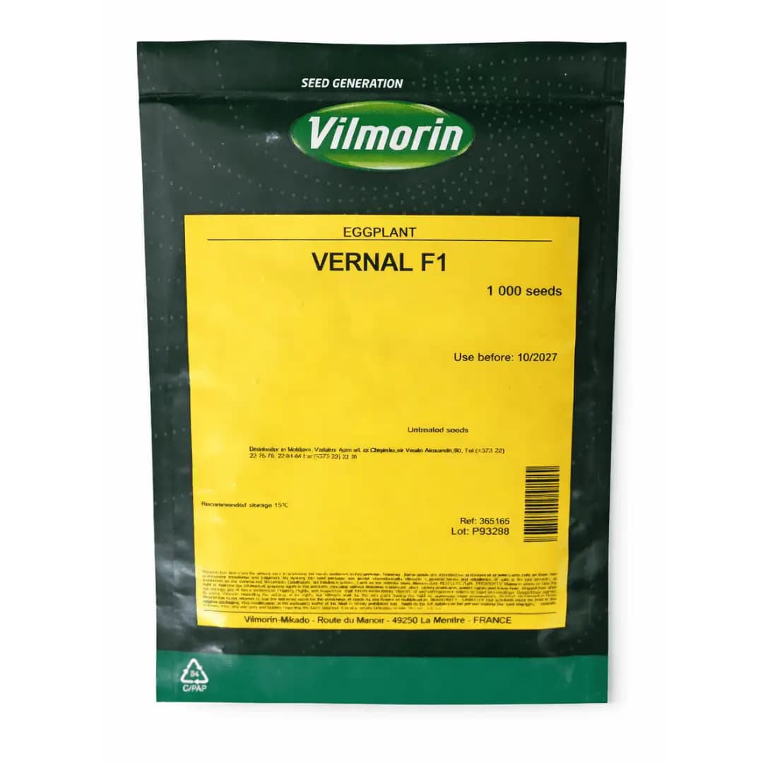 Semințe de vinete Vernal, 1000 semințe 1
