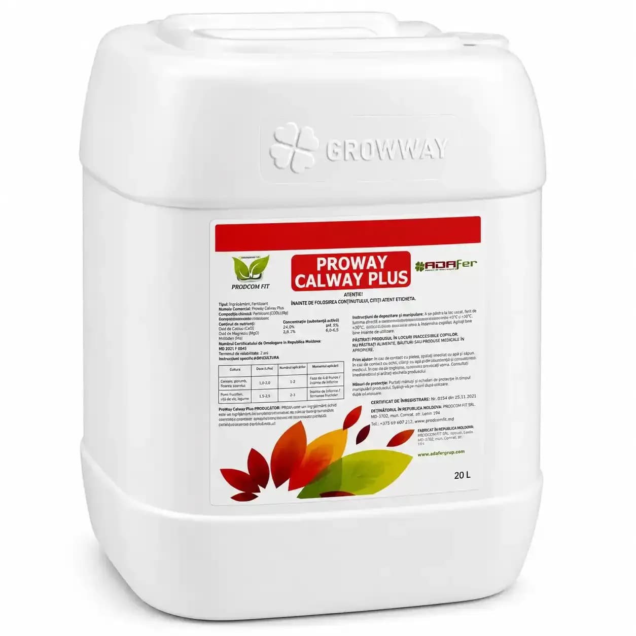 PROWAY Calway Plus, 20 л 1