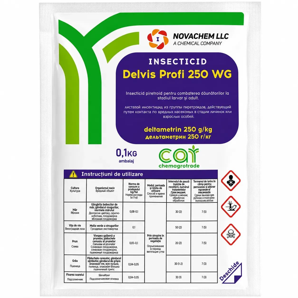 Insecticid DELVIS PROFI 250 WG , 100 g 1