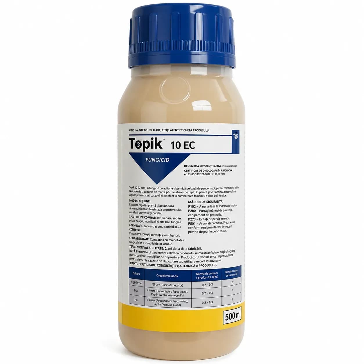 Fungicid Topik 10 EC, 500 ml p/u un hectar 1