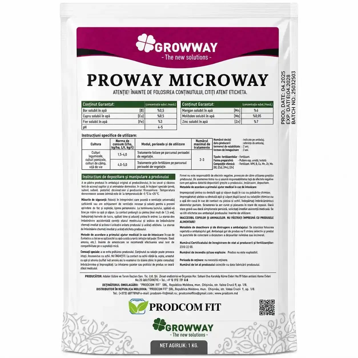 PROWAY Microway, 1 kg 1