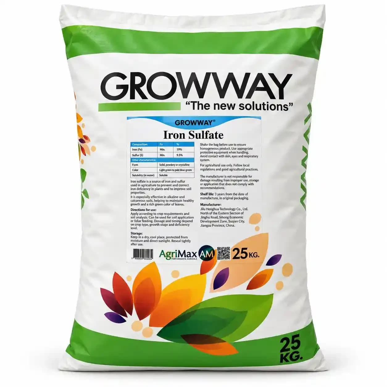 GROWWAY SULFAT DE FIER amb 25 kg 1