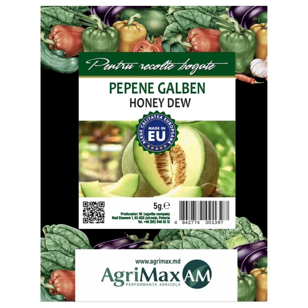 Semințe de Pepene galben - Honey Dew (Roua mierii) 1