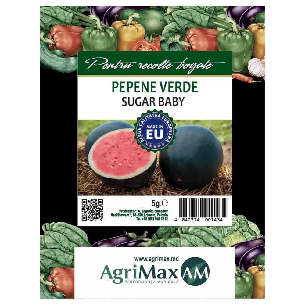 Semințe de Pepene verde - Sugar Baby 5 gr 1