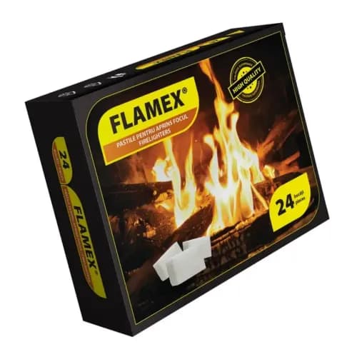 Pastile pentru aprinderea focului Flamex – 24 buc.