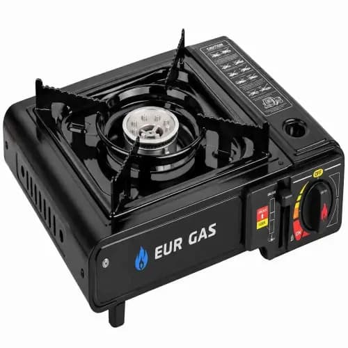 Aragaz portabil pentru camping – cu alimentare din cartuș de gaz 227 g