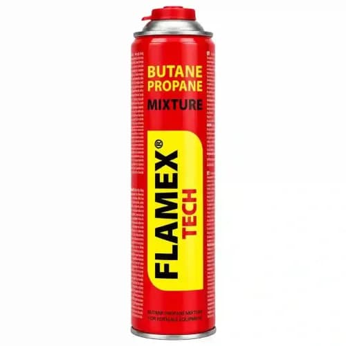 Butelie cu gaz butan Flamex – 330 g, pentru arzătoare și aragazuri portabile