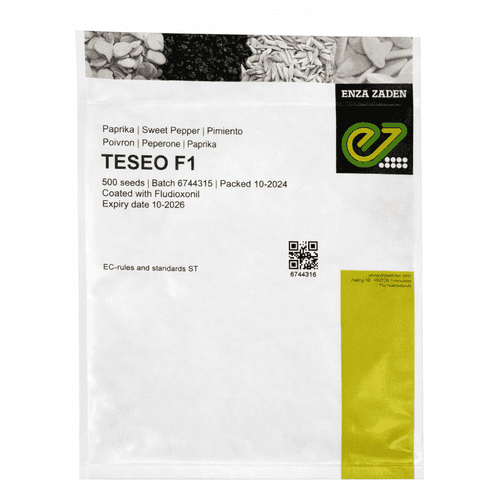 Semințe de ardei dulce Teseo F1, 500 semințe