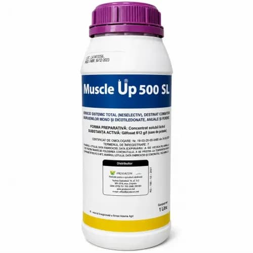 Erbicid total Muscle-Up 500 SL, 1 L 