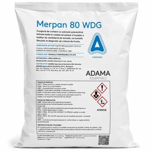 Fungicid Merpan 80 WG, 1 kg 